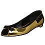 Davis By Ruthie Davis Women's Stud Peep Toe Ballerina