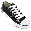 Ladies Plain Casual Flat Lace Up Deck Shoes