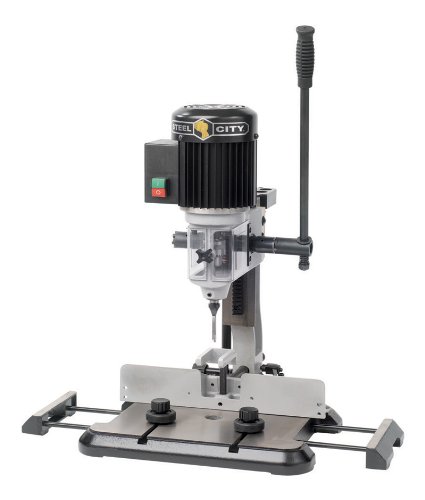 Steel City Tool Works 25200 Bench Mortiser with 4 Chisels and Bits