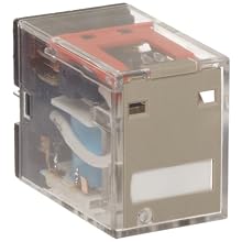 Omron MY2 DC24 (S) General Purpose Relay, Standard Coil Polarity, Standard Type, Plug-in Socket/Solder Terminal, Double Pole Double Throw Contacts, 37.7 mA Rated Load Current, 24 VDC Rated Load Voltage