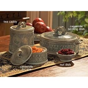 Celtic Casserole Serving Dish - Mountain Green by GaelSong