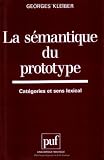 La sémantique du prototype