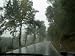 View Through the Window of a Car Driving Through the Rain in Tuscany, Italy Photographic Poster Print by Todd Gipstein, 16x12