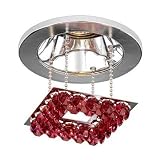 Schonbek EDR4403RV Silver / Rave Strass Geometrix--Edges Crystal Single Light Down Lighting 4 Recessed Lighting Trim from the Geometrix--Edges Collection