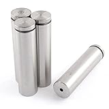 uxcell　グラス　スタンドオフ 25mmx100mm　ニール　スクリュー　ピン　ホルダー　4本入り