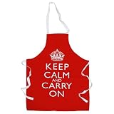 KEEP CALM AND CARRY ON Design Ladies Apron - Perfect Gift Idea For Those Ladies Who Love To Bake