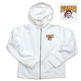 Pittsburgh Pirates MLB Girls Lucky Full Zip Hooded Jacket (White)