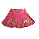 Haven Girl - Girls Peacock Skirt, Fuschia