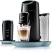 Philips HD7874/60 Senseo Twist & Milk Kaffeepadmaschine mit Milchaufschäumer (Touch-Display) misty dawn-schwarz