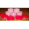 Tupperware Smidgets in Pink and Red Set of 5