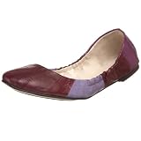 ALL BLACK Womens Eel Combo Ballet Flat