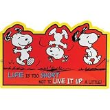 Peanuts Snoopy Embossed Tin Sign**