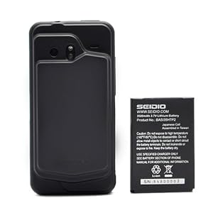 Seidio Innocell 3500 mAh Extended-Life Battery for HTC DROID Incredible - Black
