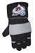 Colorado Avalanche Youth NHL Stick Hands Polar Fleece Gloves, Black/Gray