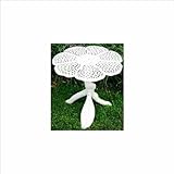 Flower House FHBFTA07W Butterfly Table, White