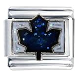 Nhl Toronto Maple Leafs Glitter Licensed Sports Italian Charms Bracelet Link
