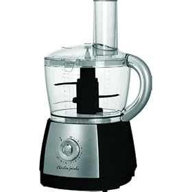 Charles Jacobs 2.5 Litre Powerful Food Processor with 10 Speeds plus Pulse in BLACK - 12 Month 5STAR Warranty