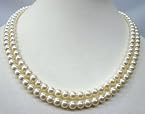 Necklaces - 2 LINES SHELL PEARLS SET FROM HYDERABAD