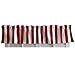 lovemyfabric Cotton Blend 2 Inch Bold Striped Print Kitchen Curtain Valance Window Treatment/Window Decor (58