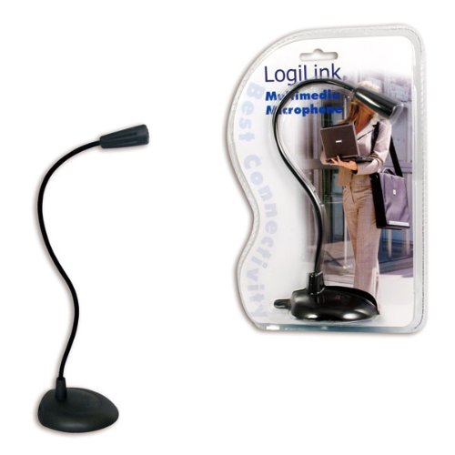 LogiLink Multimedia Mikrofon mit Standfuss
