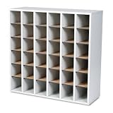 Safco 36 Compartment Mail Sorter w/ Adjustable Dividers
