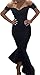 made2envy Drop Shoulder Mermaid Asymmetric Evening Dress