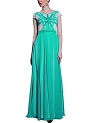 A-line Chiffon Cocktail Beaded Jeweled Cap Sleeves Homecoming Dress/Pageant Dress/Prom Dress/Party Dress/Wedding Dress 