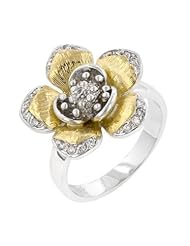 Golden Petals Cocktail Ring