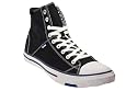Superdry Super-Serie True Schwarz Canvas High Top Sneaker