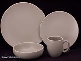 Vera Wang China Naturals Leaf 4 Pc Place Settings With Soup/Cereal