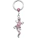 14 Gauge Pink Gem Lizard Dangle Captive Ring