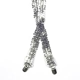 Silver Sequin Braces