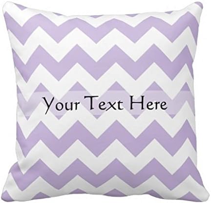 Timeless Lavender Chevron Stripes Throw Pillow Case