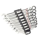 Kobalt 8-Piece Standard (SAE) Ratcheting Wrench Set 85560 by Kobalt