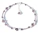 June Lt Amethyst Sterling Silver Anklets - Handmade Adjustable Beaded Birthstone Ankle Bracelets