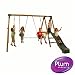 Baboon Hardwood Garden Multi Play Swing Set