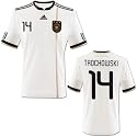 Adidas DFB Heim Trikot 2010 wei&szlig; - Piotr Trochowski