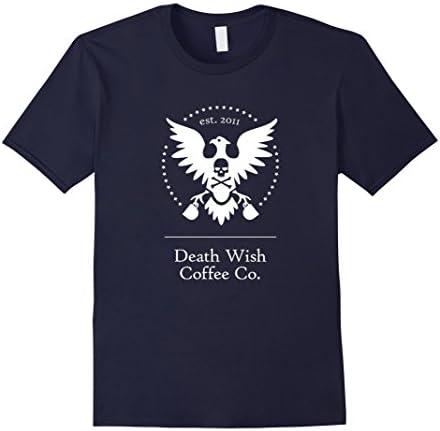 Men's Death Wish Coffee Co. Special Delivery Crest T-Shirt XL Navy