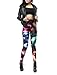 TQS™ Women's Fashion Tights Seamless Unique Stylish Stockings Digital Printing Stretch Footless Leggings
