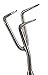 Joseph Bentley Traditional Garden Tools Stainless Steel Midi 3-Prong Cultivator, 18-Inch