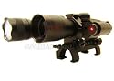 GSG5 mount 4x30 tri-ring scope with strobe flashlight and weaver base laser sight
