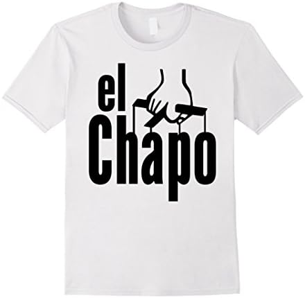El Chapo Guzman Shirt in The Godfather Style - Male Large - White