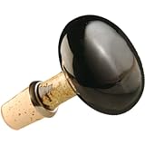 VINTAGE DOOR KNOB WINE STOPPERS - BLACK PORCELAIN DOOR HANDLE