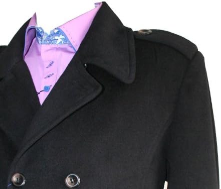 Peacoat wool blend double breasted 6 button