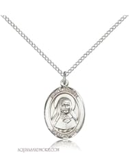 St. Louise de Marillac Medium Sterling Silver Medal