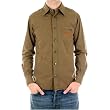 D&G, Dolce & Gabbana dark khaki long sleeve shirt. DGM1095