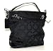41gU7UckwnL. SL75  Coach Medium Black & White Signature Stripe Tote Bag   13548