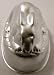 Aluminium Rabbit jelly mould