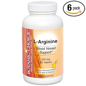 Botanic Choice L-arginine (Pack of 6)