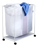 Woolite Triple Section Laundry Sorter with Wheels